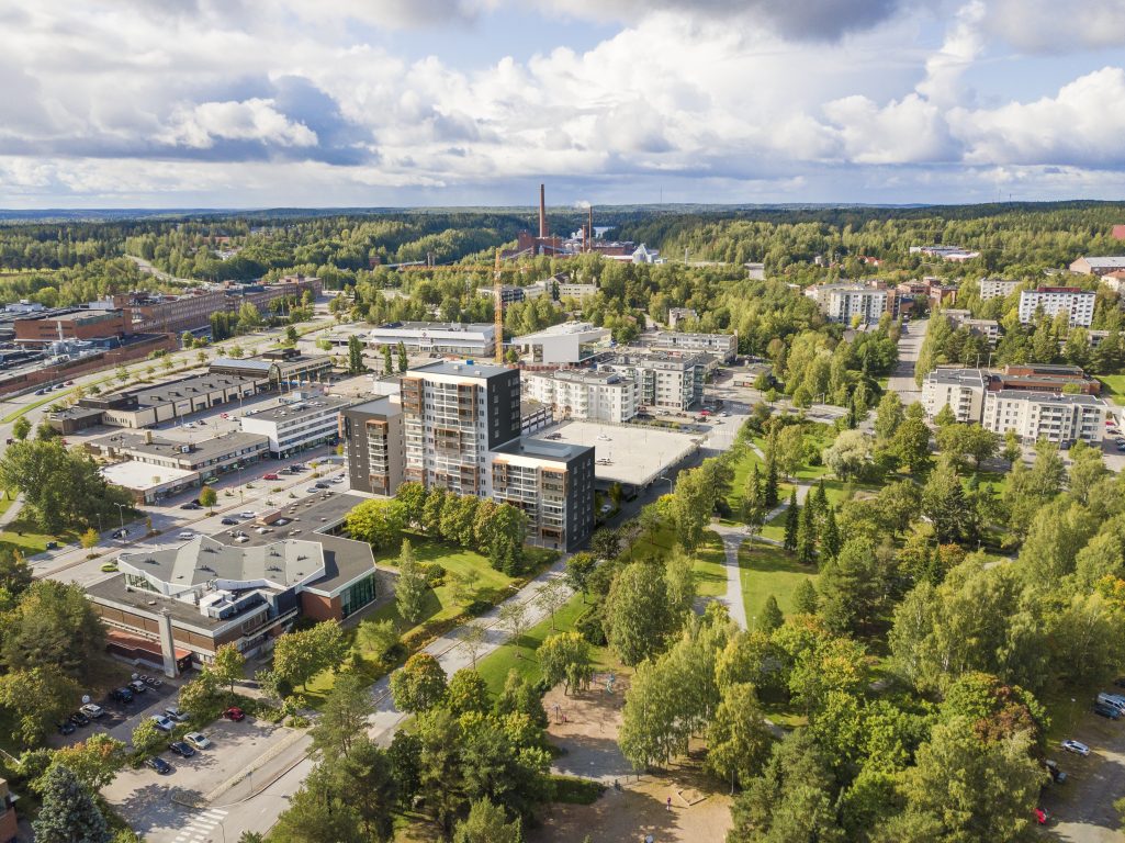 Nokian Puisto-Estradi ilmakuva