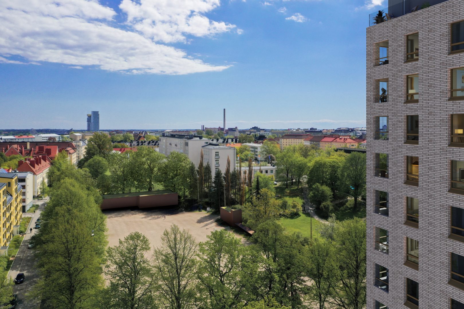Vallilan Monumentti ilmakuva