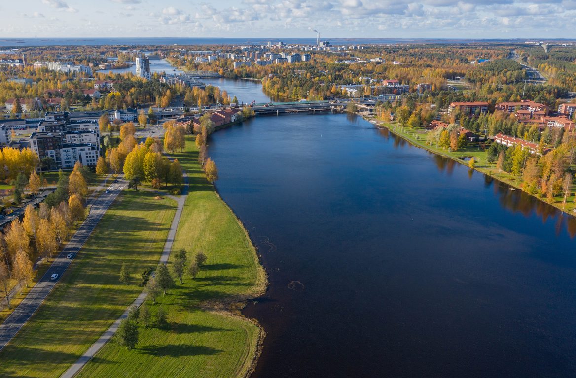 Maisemakuva Oulun kaupungista